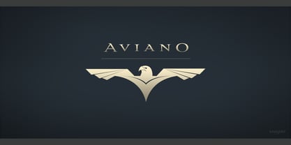 Aviano Font Poster 1