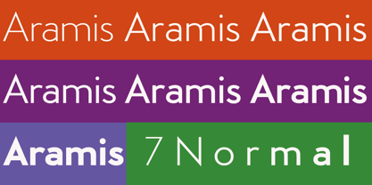 Aramis Font Poster 5
