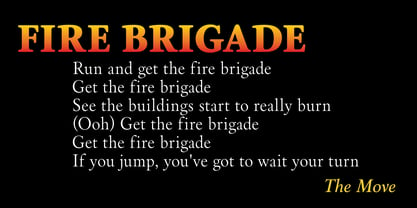 Brigade Font Poster 1