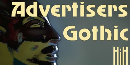 Advertisers Gothic Font Poster 1