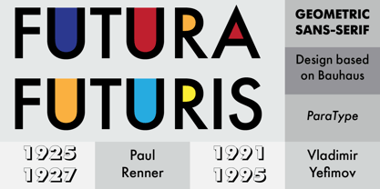 Futura Futuris Font Poster 8