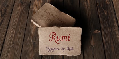 Rumi Font Poster 1