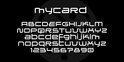 MyCard Font Poster 4
