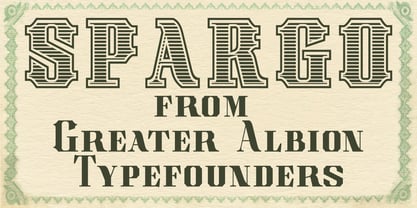 Spargo Font Poster 1