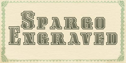 Spargo Font Poster 2