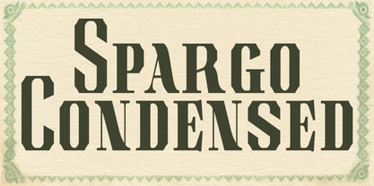 Spargo Font Poster 5