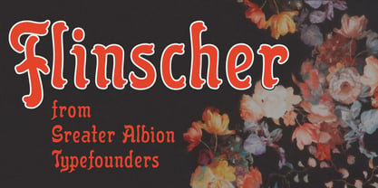 Flinscher Font Poster 1