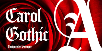 Carol Gothic Font Poster 1