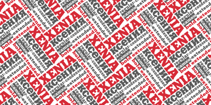Xenia Font Poster 1
