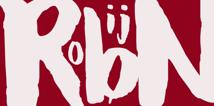 Ruby Red Font Poster 3