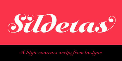 Sildetas Font Poster 1