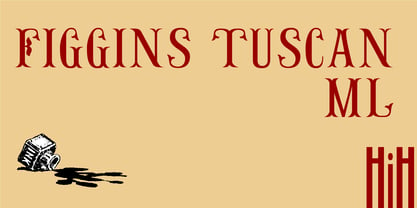 Figgins Tuscan Font Poster 1