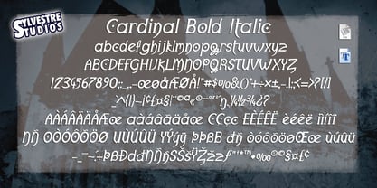 Cardinal Font Poster 3