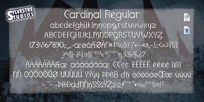 Cardinal Font Poster 1