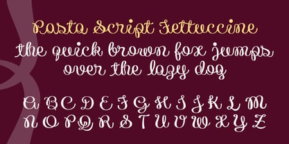 Pasta Script Font Poster 7