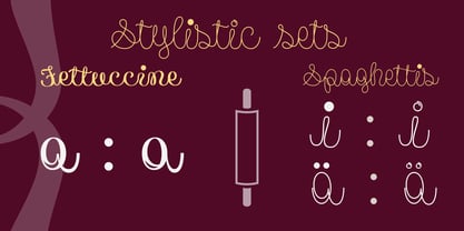 Pasta Script Font Poster 9