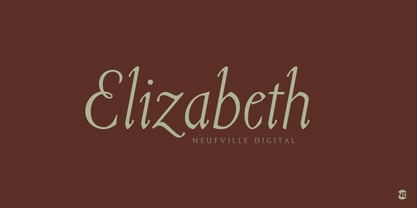 Elizabeth ND Font Poster 1