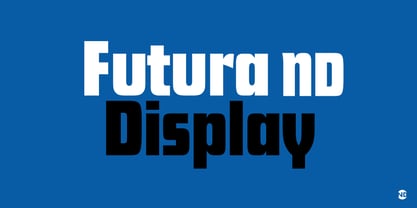 Futura ND Display Police Poster 1