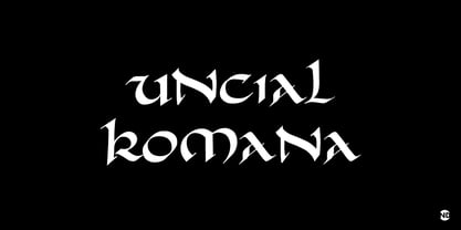 Uncial Romana ND Police Affiche 1