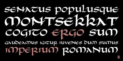 Uncial Romana ND Font Poster 2