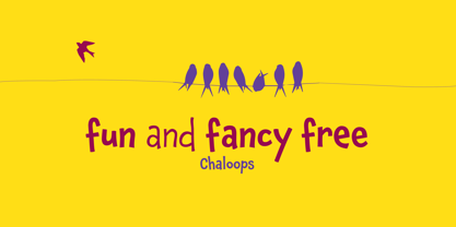 Chaloops Font Poster 4