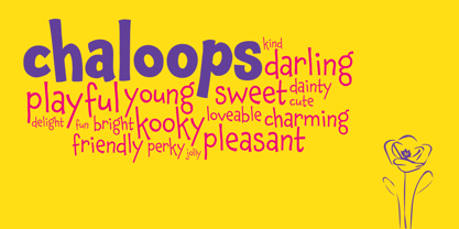 Chaloops Font Poster 6