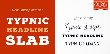 Typnic Headline Slab Fuente Póster 2