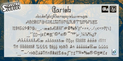 Garish Font Poster 1