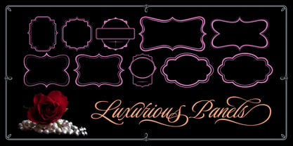 Luxurious Fuente Póster 12