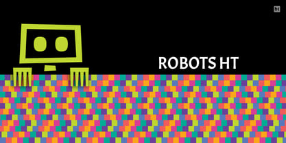Robots ht Font Poster 8