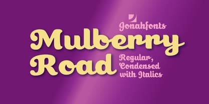 Mulberry Road Font Poster 1
