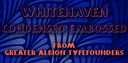 Whitehaven Font Poster 5