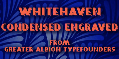 Whitehaven Font Poster 4