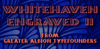 Whitehaven Font Poster 1