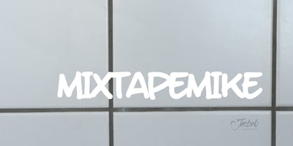 MixtapeMike Font Poster 4