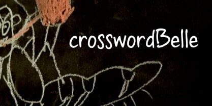 CrosswordBelle Font Poster 4