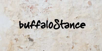 BuffaloStance Font Poster 1