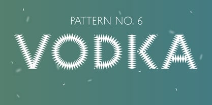 Pattern Font Poster 3