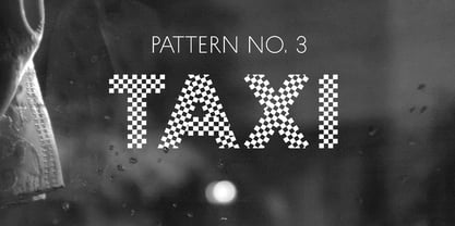 Pattern Font Poster 6