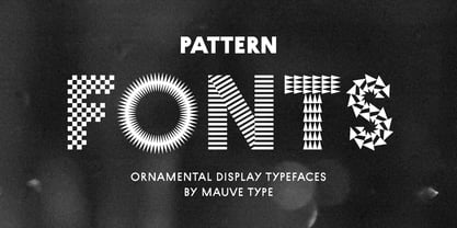 Pattern Font Poster 1