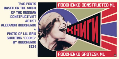 Rodchenko Constructed ML Fuente Póster 9