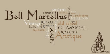 Bell Martellus Font Poster 1