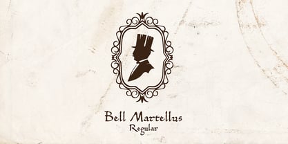 Bell Martellus Font Poster 6