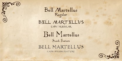 Bell Martellus Font Poster 3