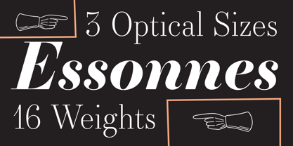 Essonnes Font Poster 1