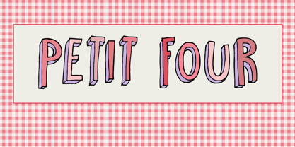 Petit Four Font Poster 1