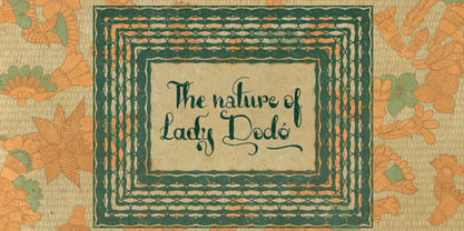 Lady Dodo Font Poster 16