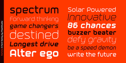 Fortima Font Poster 3