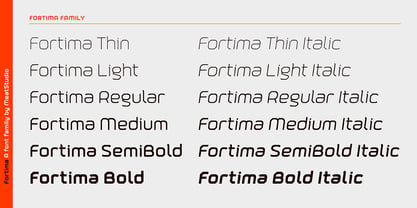 Fortima Font Poster 4