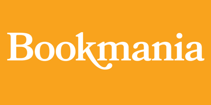Bookmania Font Poster 1